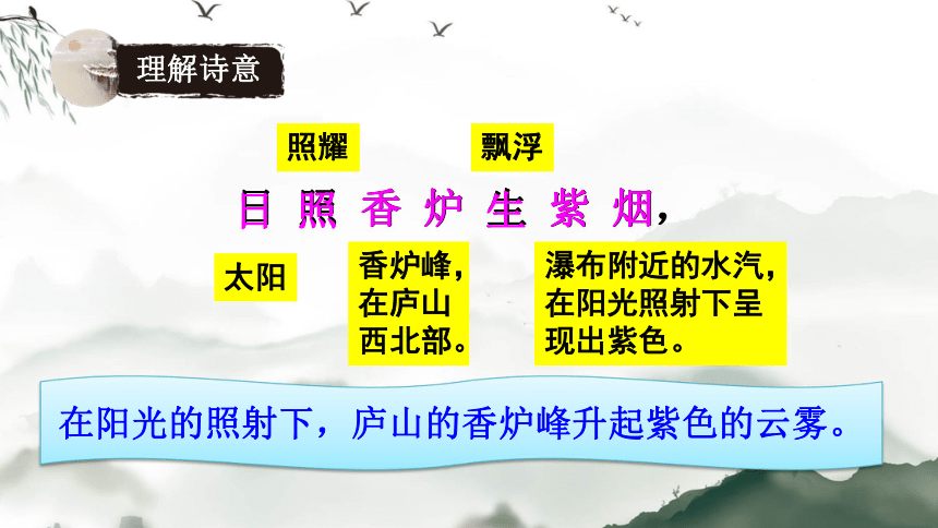 8望廬山瀑布課件23張