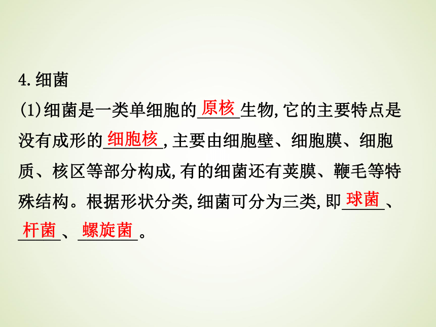 浙教版九年级科学中考复习课件：生物和构成生物的结构层次