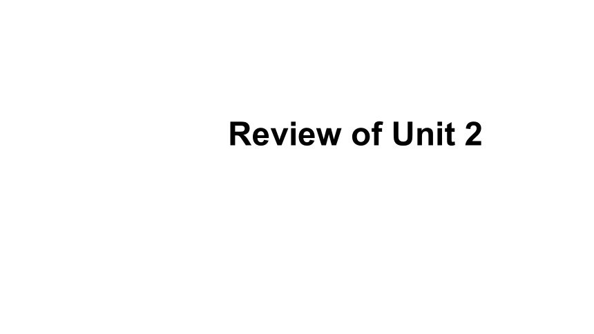 人教精通版（三年级起点）三年级上册Review of Unit 2复习课件（34张PPT)