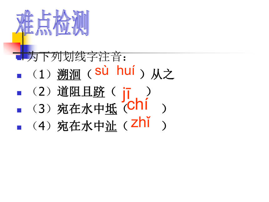 高中语文高一年级上华东师大版5.15《蒹葭》课件（36张）