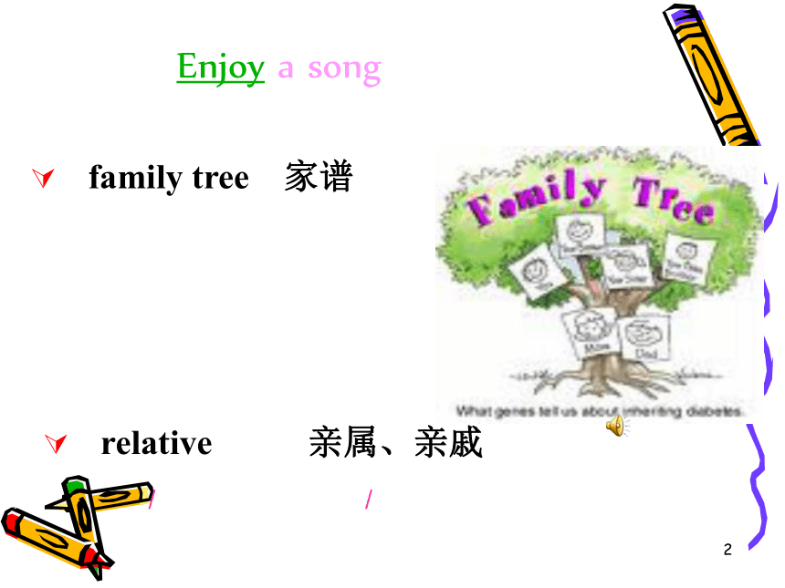 Unit 1 Family and relatives 课件+素材