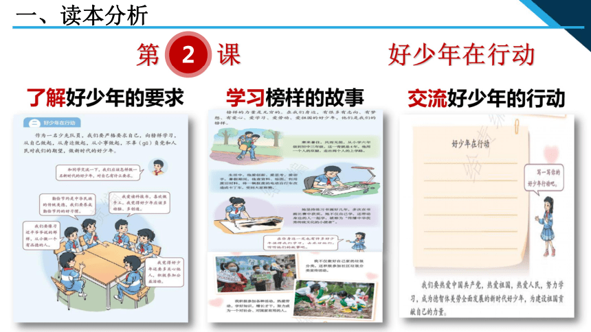 习近平新时代中国特色社会主义思想学生读本   第6讲 第2课 好少年在行动 课件（26张ppt）