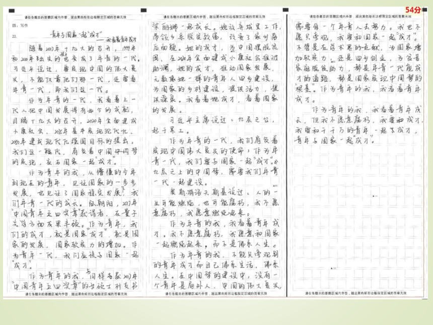 高考冲刺阶段作文提分技术(共52张PPT)