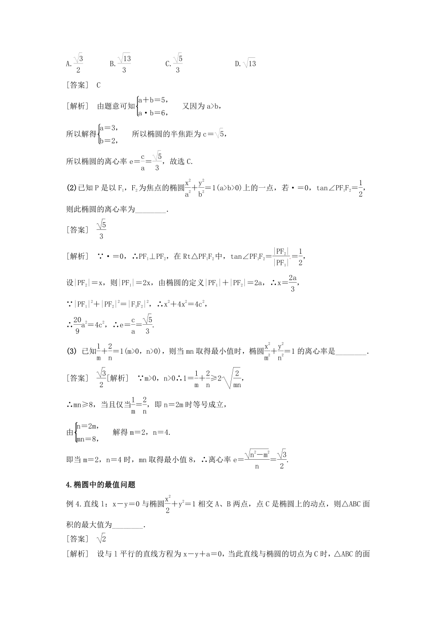 【名师面对面】（人教通用）2014届数学（理）一轮复习知识点逐个击破专题讲座：椭圆（含教师经验解析）