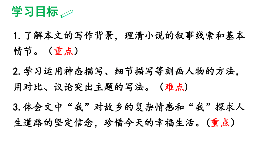 九年级上册(2018部编）14《故乡》课件