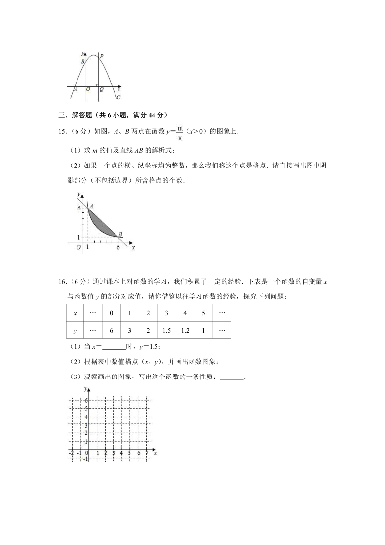 2021年中考（通用版）数学一轮复习：函数及其图象综合 （Word版 含解析）