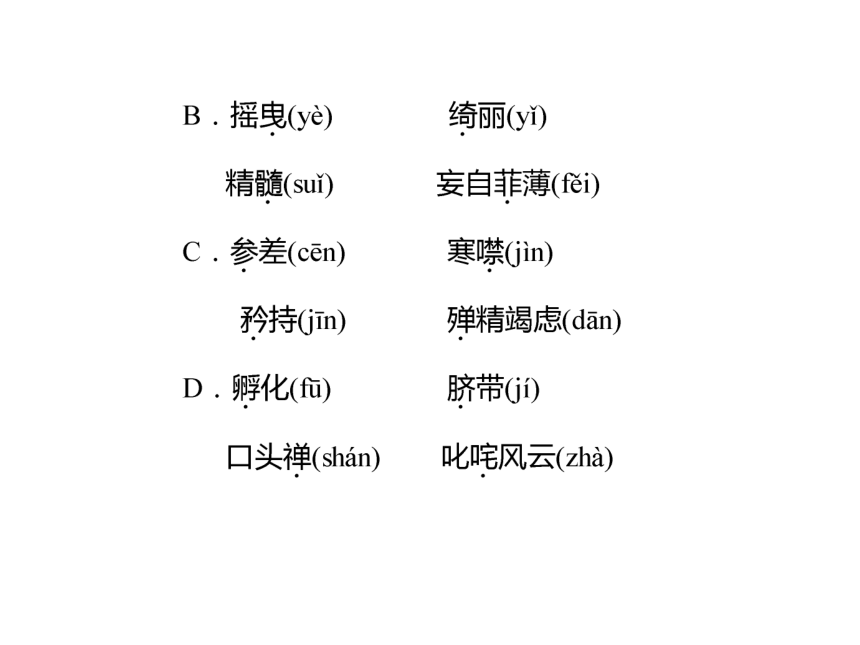 初中语文2017届第一轮复习第1讲　字音与字形课件（南充专版）