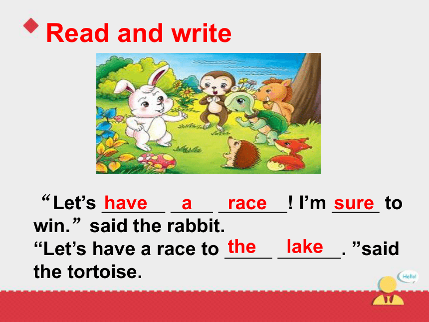 Lesson 8 The Tortoise and the Rabbit 课件