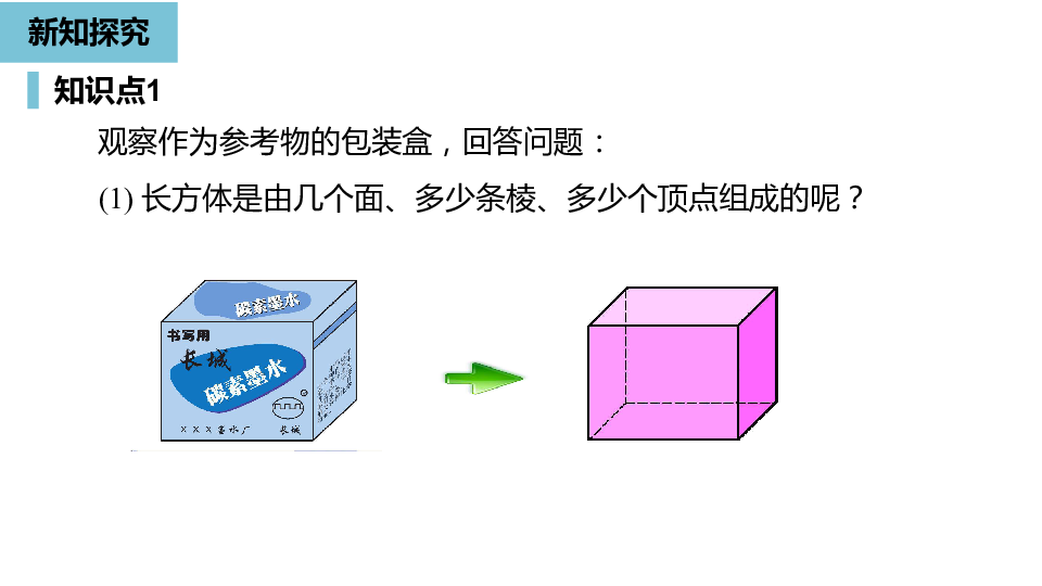 人教版数学七年级上册4.4课题学习设计制作长方体形状的包装纸盒（1）课件（18张PPT)