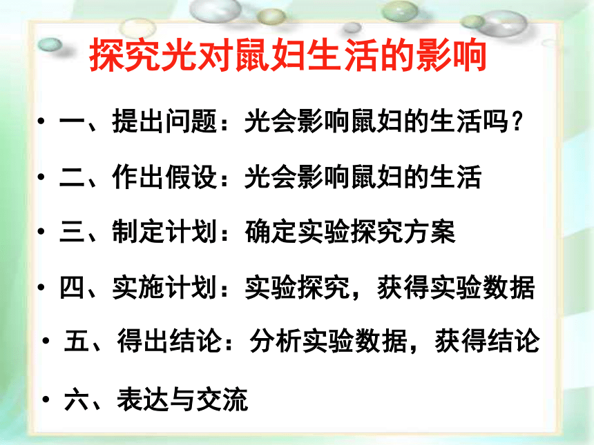 第一节环境对生物的影响