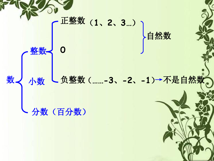 六年级下册数学优秀课件-总复习《数的认识（1）》北师大版（2014秋) (共20张PPT)