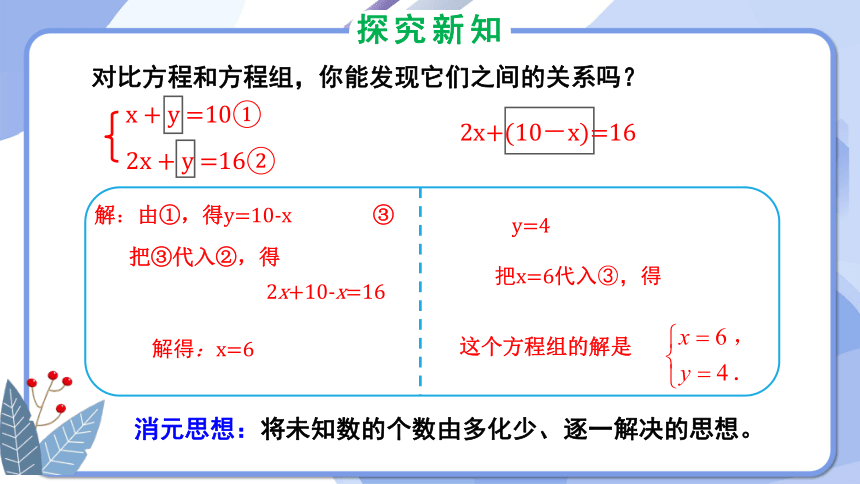8.2.1消元-解二元一次方程组课件（24张）