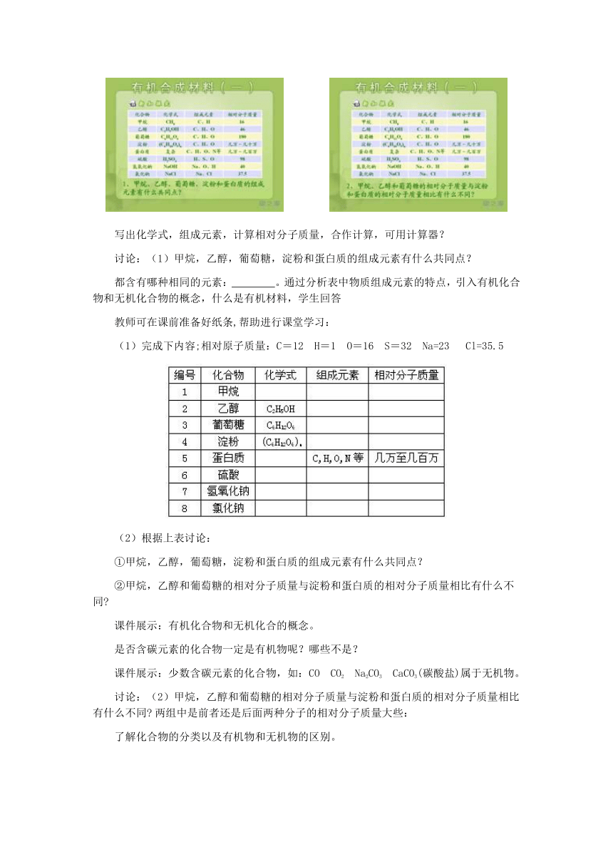 12.3 有机合成材料 教案2