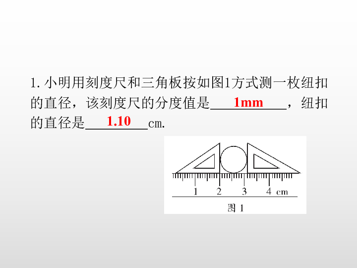 2020版中考物理专题能力突破全国版 专题二 实验题专题（课件）160张PPT