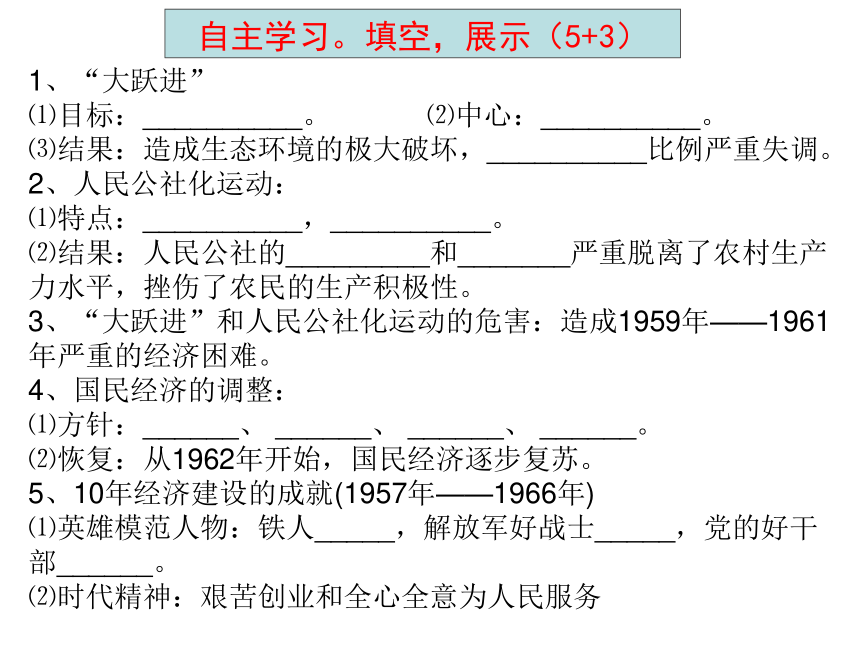 岳麓版八下第6课 社会主义建设道路的初步探索 课件（47张）