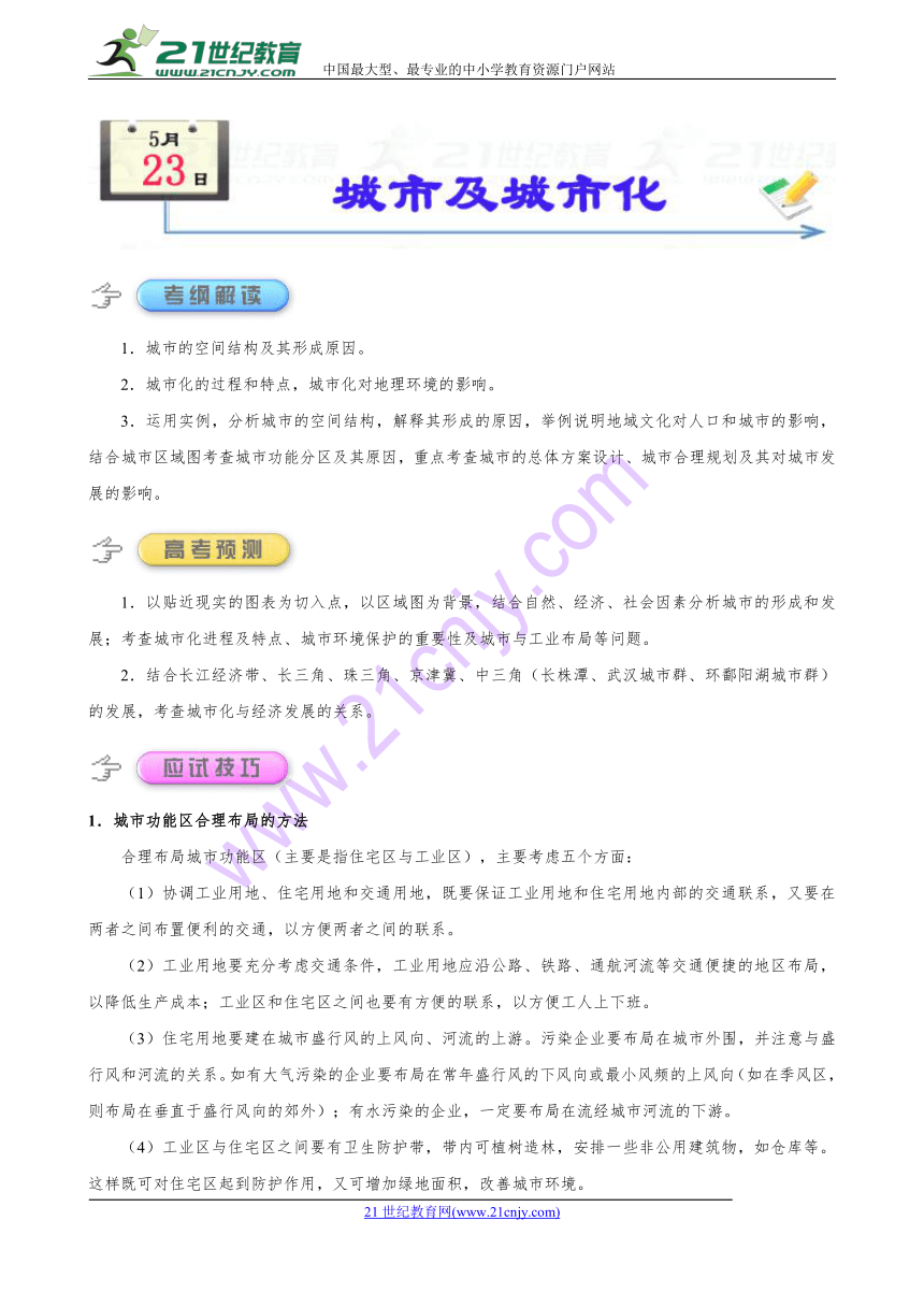 2018年高考地理考前20天终极冲刺攻略（第02期）