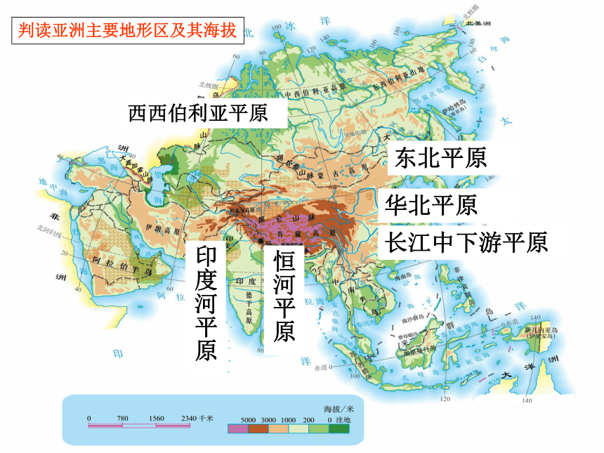 人教版地理七年级下册6.2亚洲的自然环境课件