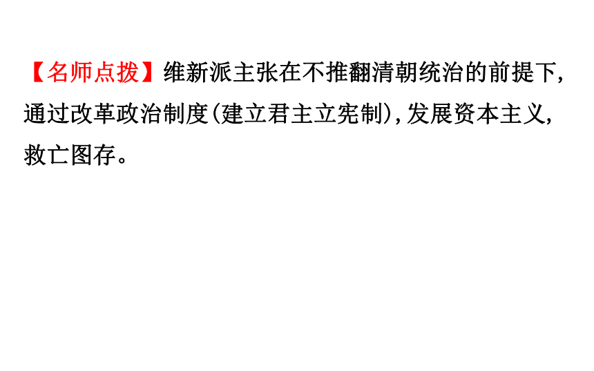 2018届人教版历史中考一轮复习课件：第八单元 近代化的探索