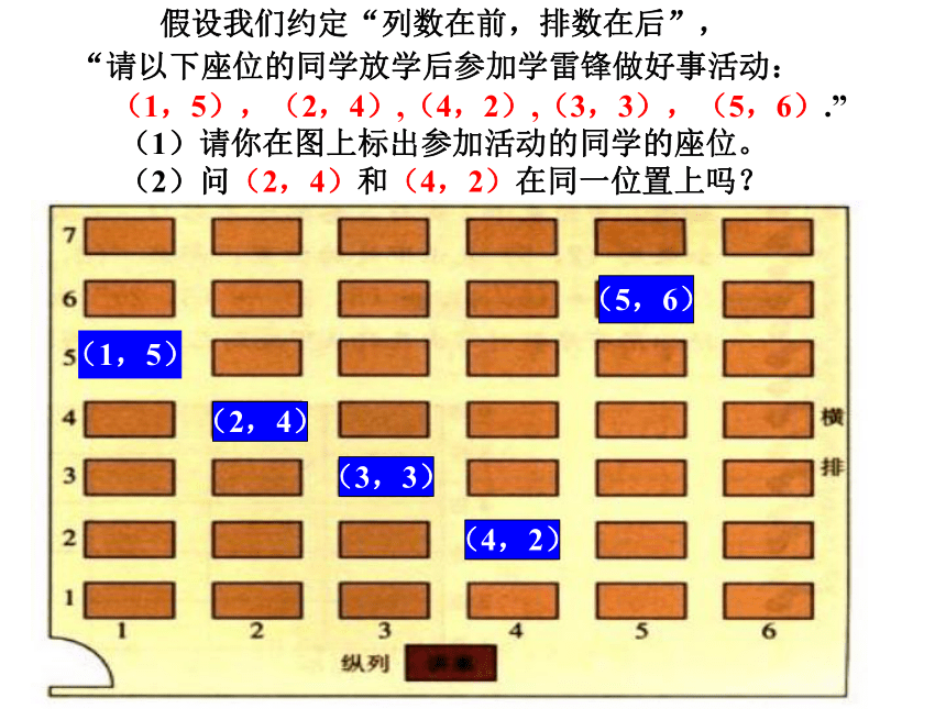 7.1.1有序数对 课件