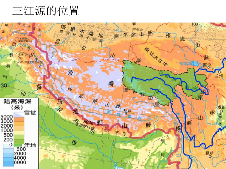 三江源地区地理位置图片