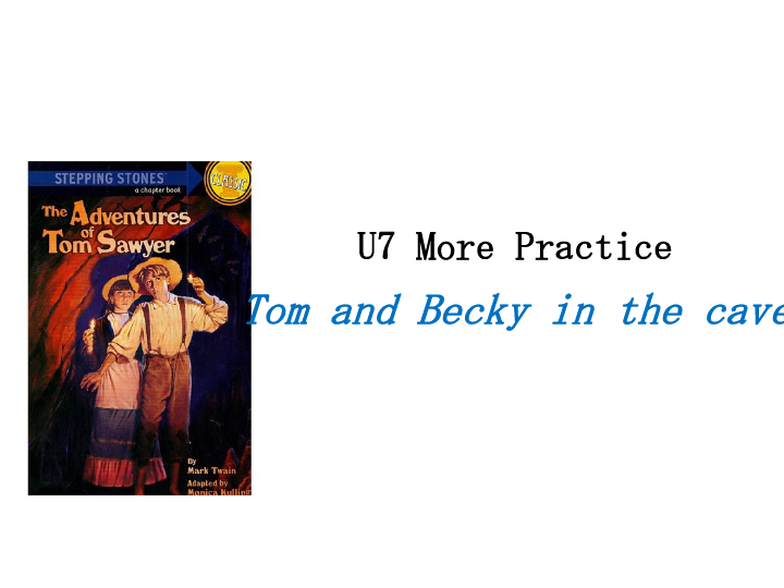 Module 4 A taste of literatureUnit 7 The Adventures of Tom Sawyer more practice 教学课件 共29张PPT