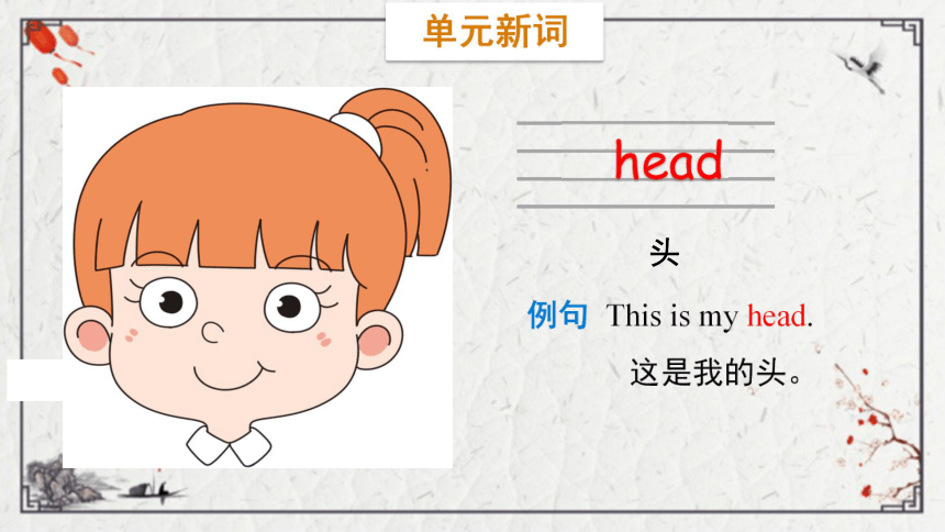 Unit 4 Body Lesson 1  This is my head课件（33张PPT)