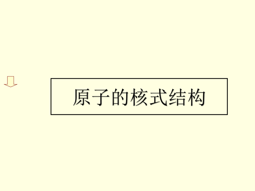 湖北省丹江口市第一中学高中物理选修3-5课件：第十九章 原子的核式结构 (共13张PPT)