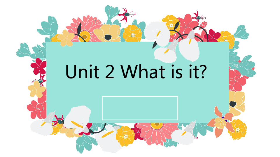 新概念英语青少版1A：Unit 2 What is it？ 课件（67张PPT，音频为嵌入