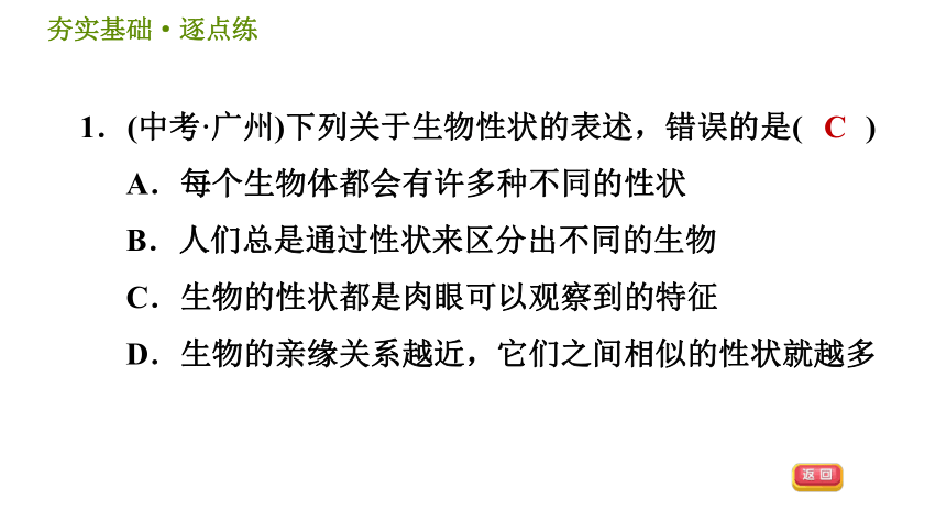 浙教版九年級下冊科學課件第1章151遺傳和變異現象遺傳物質的傳遞進化