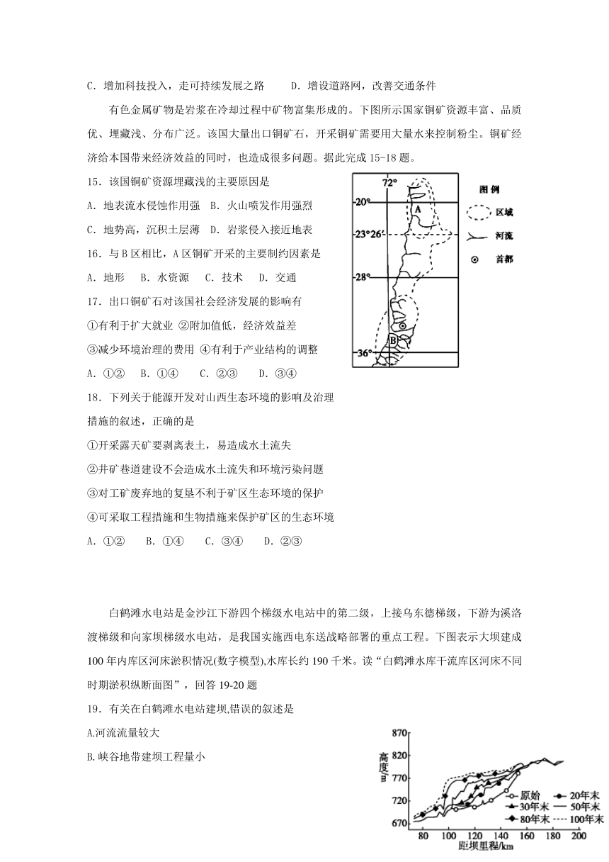 辽宁省大连市第十一中学2016-2017学年高二上学期第二次月考地理试题