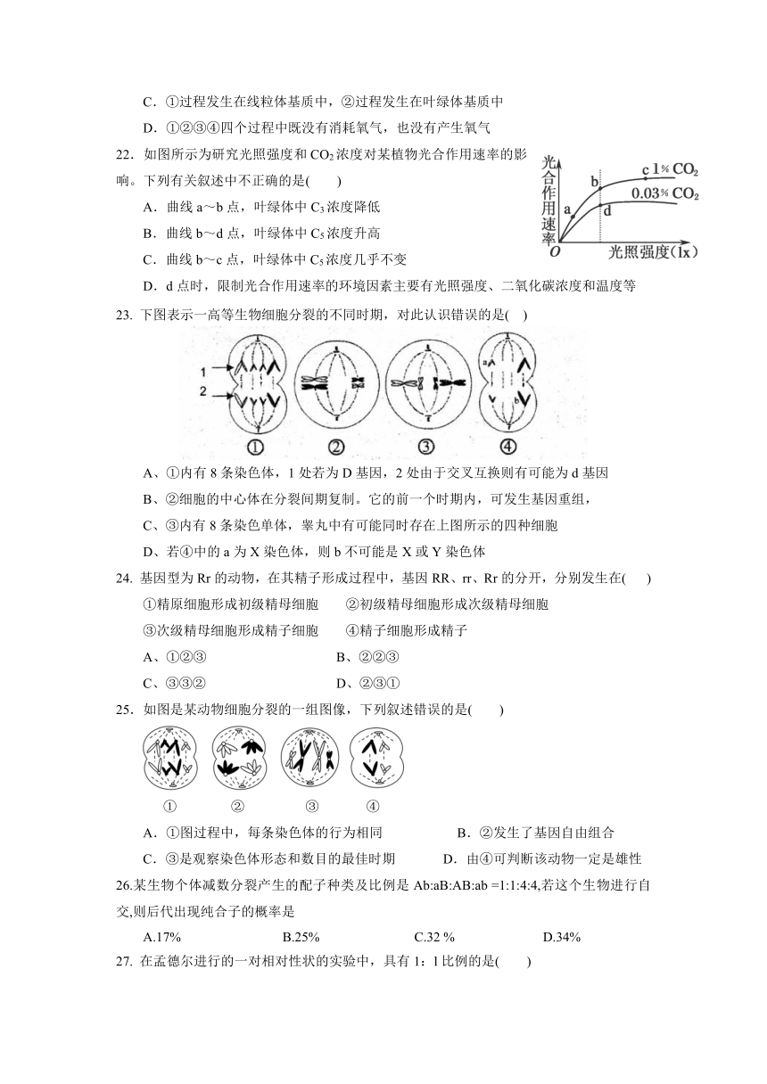 甘肃省嘉峪关市一中2012-2013学年高二上学期期末考试生物试题