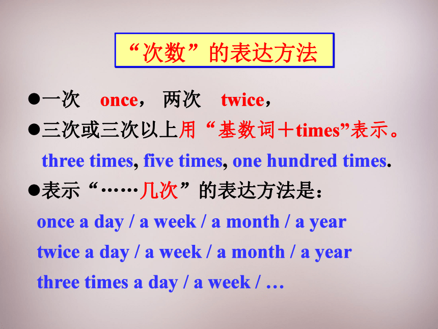 新目标(Go for it)版八年级上 Unit 2 How often do you exercise?Section A（2a-2d）课件