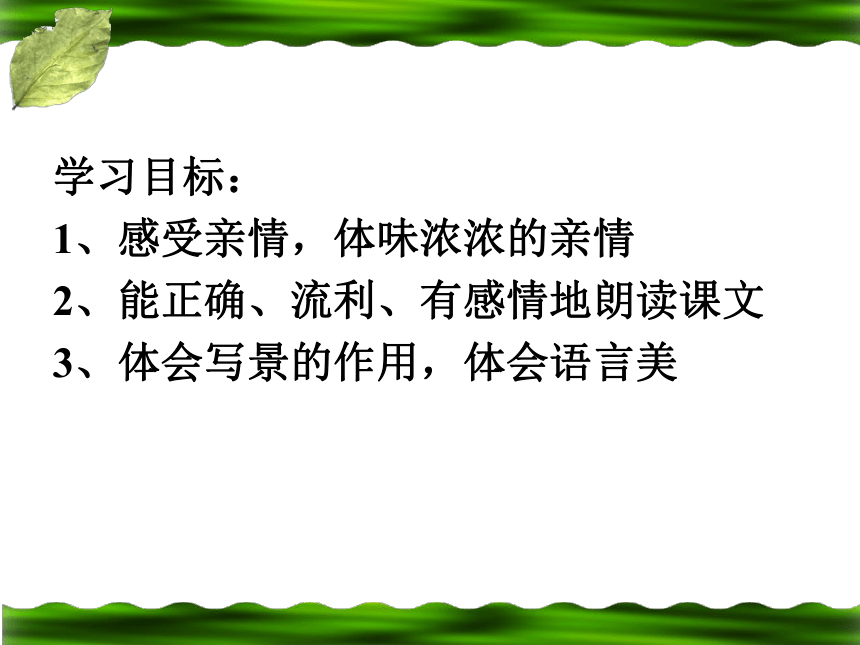 【独家】人教新课标版初中语文七年级上册第1课 散步 课件