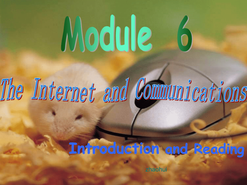 必修一Module 6 The Internet and Telecommunications reading课件