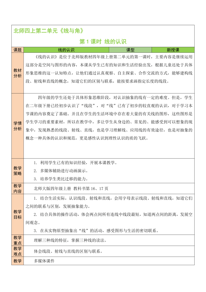 各种各样的线教案图片