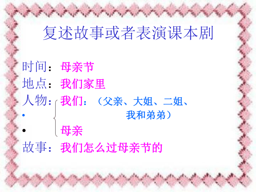 高中语文高一年级上华东师大版2.6《我们是怎样过母亲节的》课件（26张）