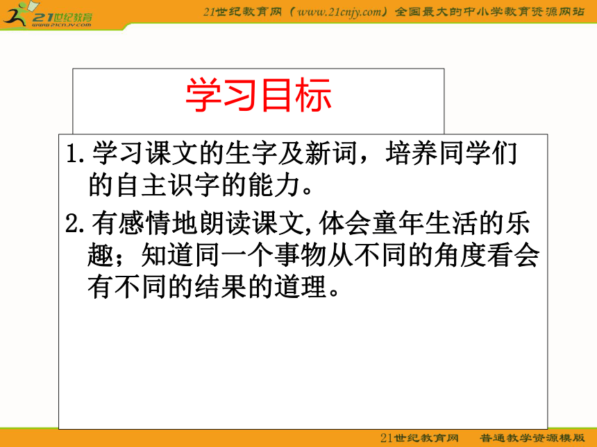 三年级语文下册课件 画杨桃1（北京版）