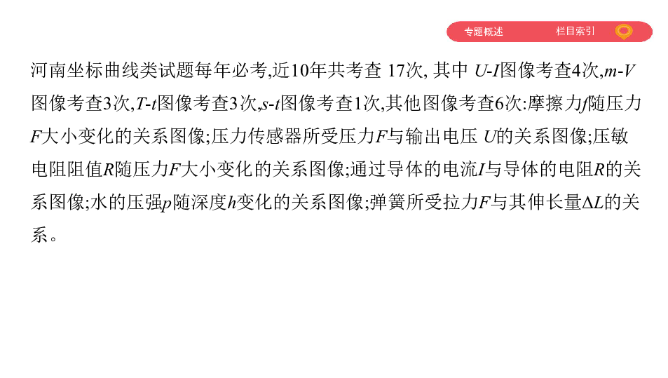 2020版中考物理河南专用（课件）专题二　坐标图像题43张PPT