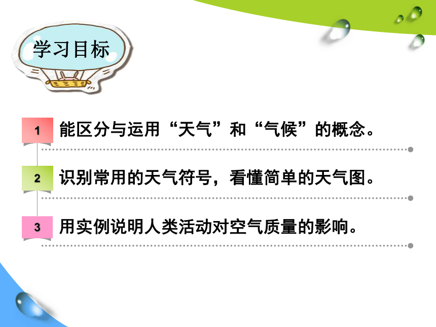 粤教版初中地理七年级上册4-1天气和天气预报 课件-（26张ppt，WPS打开）