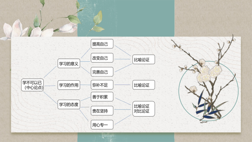 师说思维导图的板书图片