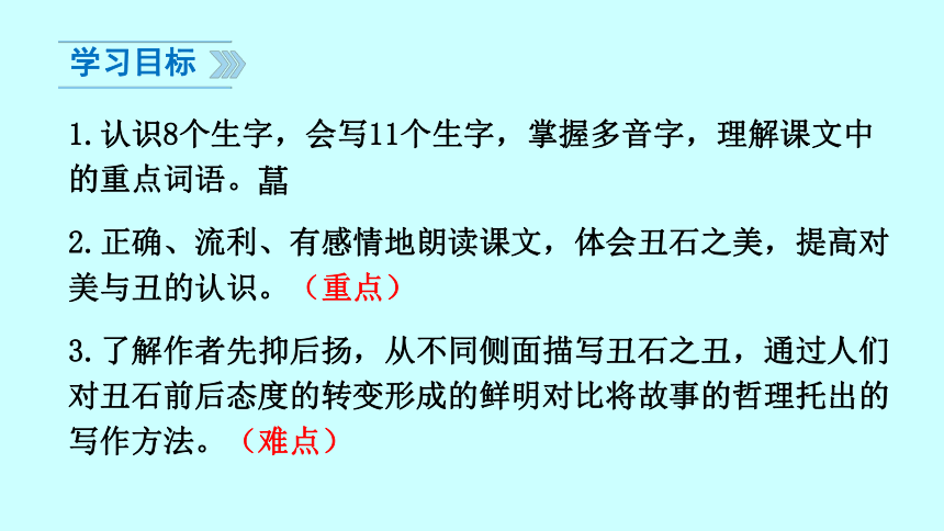 语文八年级上北京课改版5.17《丑石》课件 (37张)