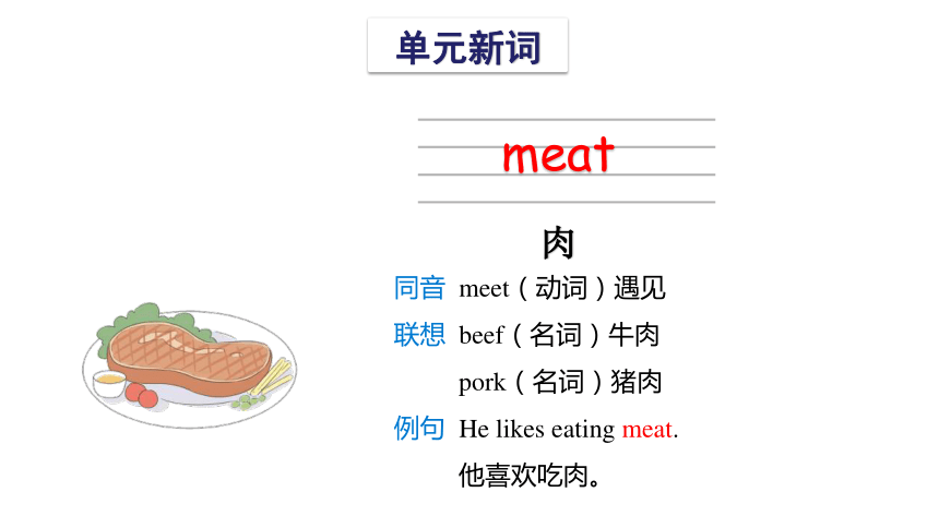 Module 4 Unit 1 Do you like meat 课件(共22张PPT)