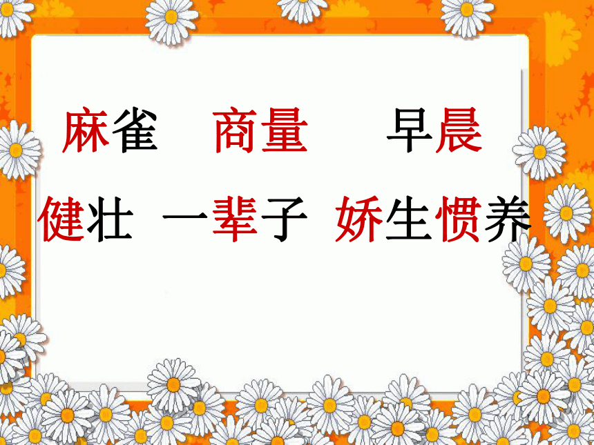 语文二年级下北京版7.25《被赶出家门的小麻雀》课件