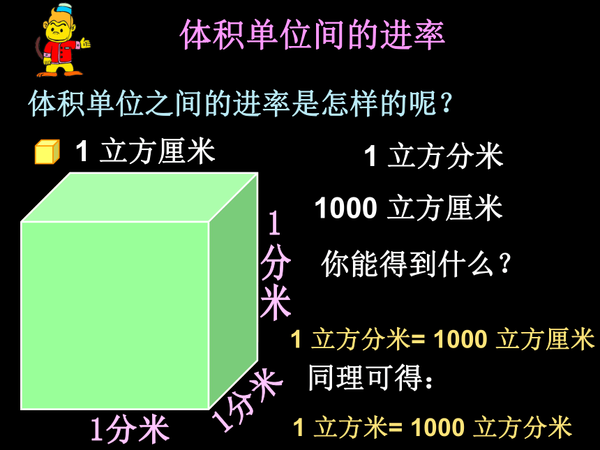 西师大版五年级下册课件 体积单位间的进率