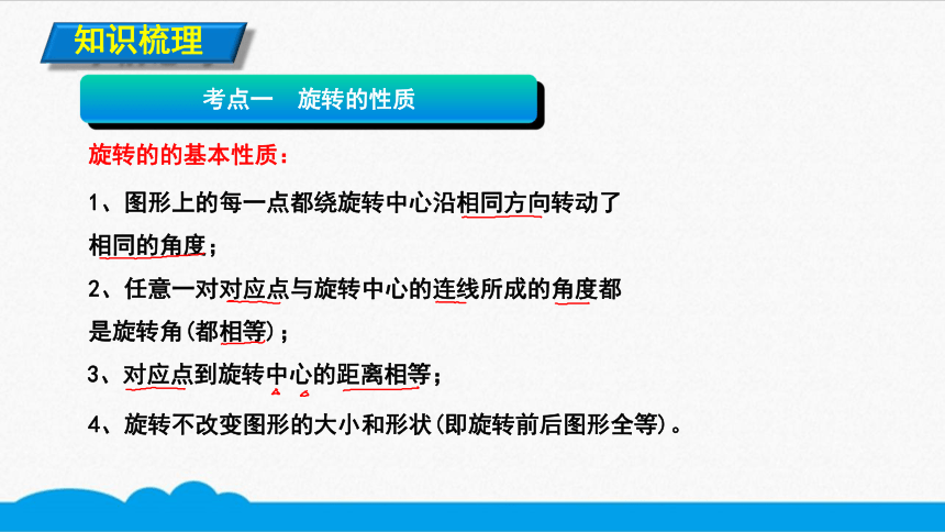 初数九上知识点精讲旋转的性质共9张ppt