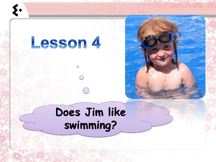 Lesson 4 Does Jim like swimming 课件(共19张PPT)