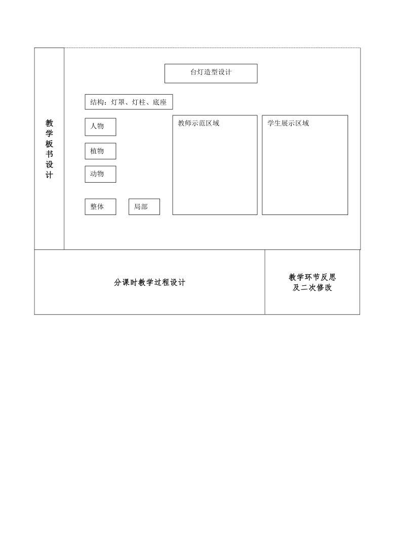 台灯造型设计美术教案图片