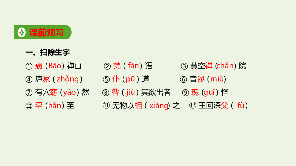 2019_2020学年高中语文第三单元10《游褒禅山记》课件新人教版必修2（33张PPT）