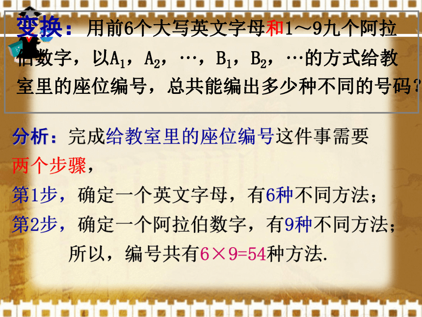 分类加法计数原理与分步乘法计数原理课件