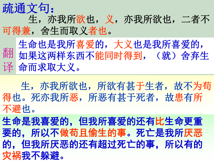 鱼我所欲也 课件